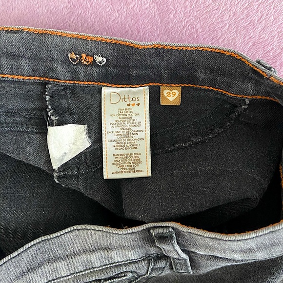 Women’s Dittos Black/Gray Jeggings Size 29 - Picture 8 of 8